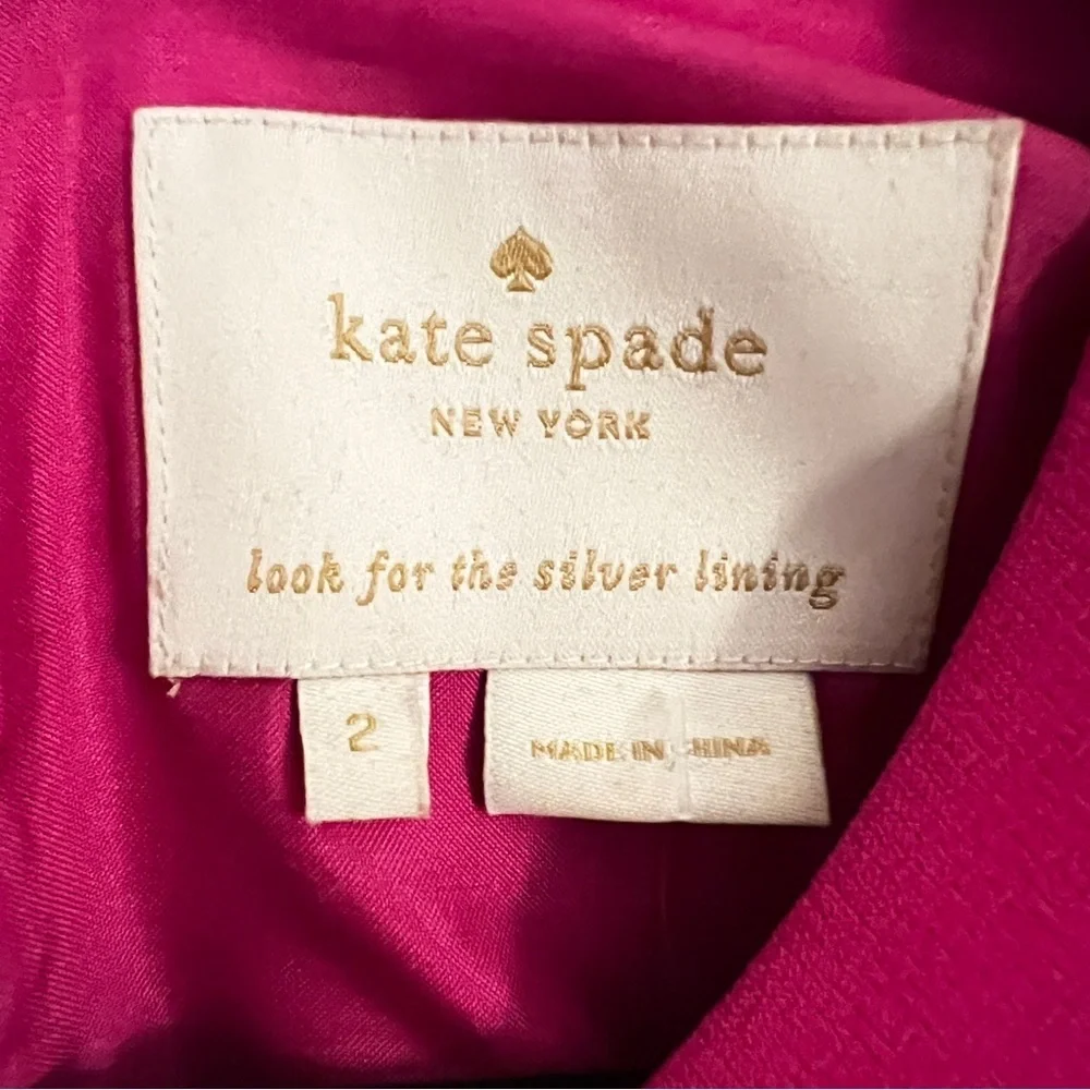 Kate Spade Pink Demi Shift Dress - Scallop Hem - Women's Size 2